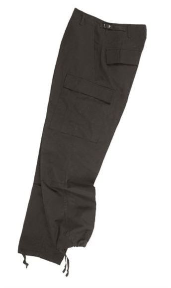 Picture of US BLACK R/S BDU FIELD PANTS